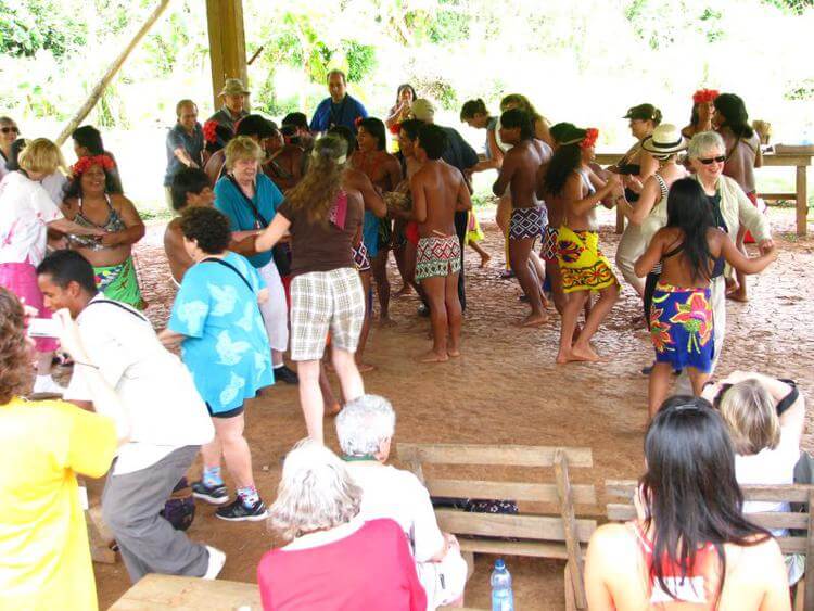 Embera Indian Panama dancing